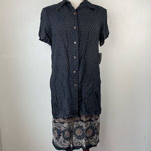 NWT Liz Claiborne Matching Button Down Shirt and Skirt Size 8